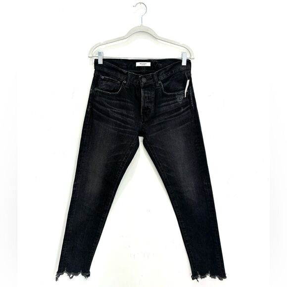 NWT MOUSSY VINTAGE Staley Tapered Jeans in Black - Picture 8 of 14